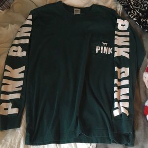 Green PINK Long Sleeve